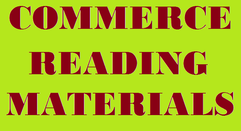 COMMERCE READING MATERIALS 3
