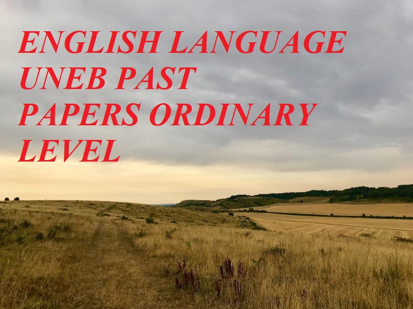 UGANDA CERTIFICATE OF EDUCATION ENGLISH LANGUAGE PAST PAPERS PAPER 1 AND PAPER 2 2