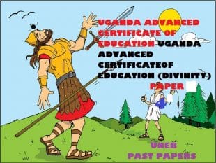 UGANDA ADVANCED CERTIFICATE OF EDUCATION DIVINITY PAST PAPERS PAPER 4 32