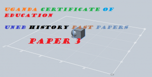UGANDA CERTIFICATE OF EDUCATION HISTORY PAST PAPERS PAPER 3 19