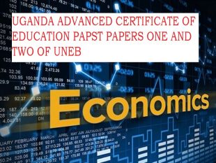 UGANDA ADVANCED CERTIFICATE OF EDUCATION ECONOMICS 2019 PAST PAPERS (1&2) 8